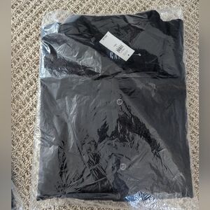 NWT Gap Linen Shirt, Black, Large Tall